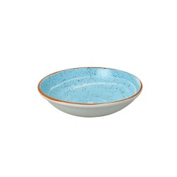 Πιάτο βαθύ premium porcelain Aegean Blue σετ 6 τεμαχίων 23εκ.